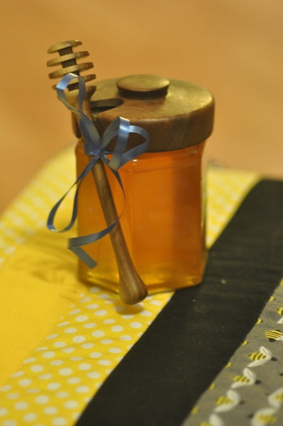 Honey Table Set - Hex Jar