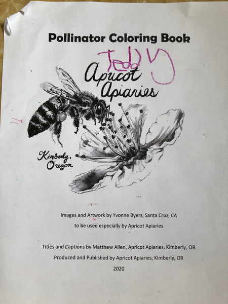 Pollinator Coloring Book