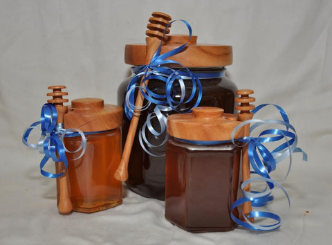 Honey Table Set - Hex Jar